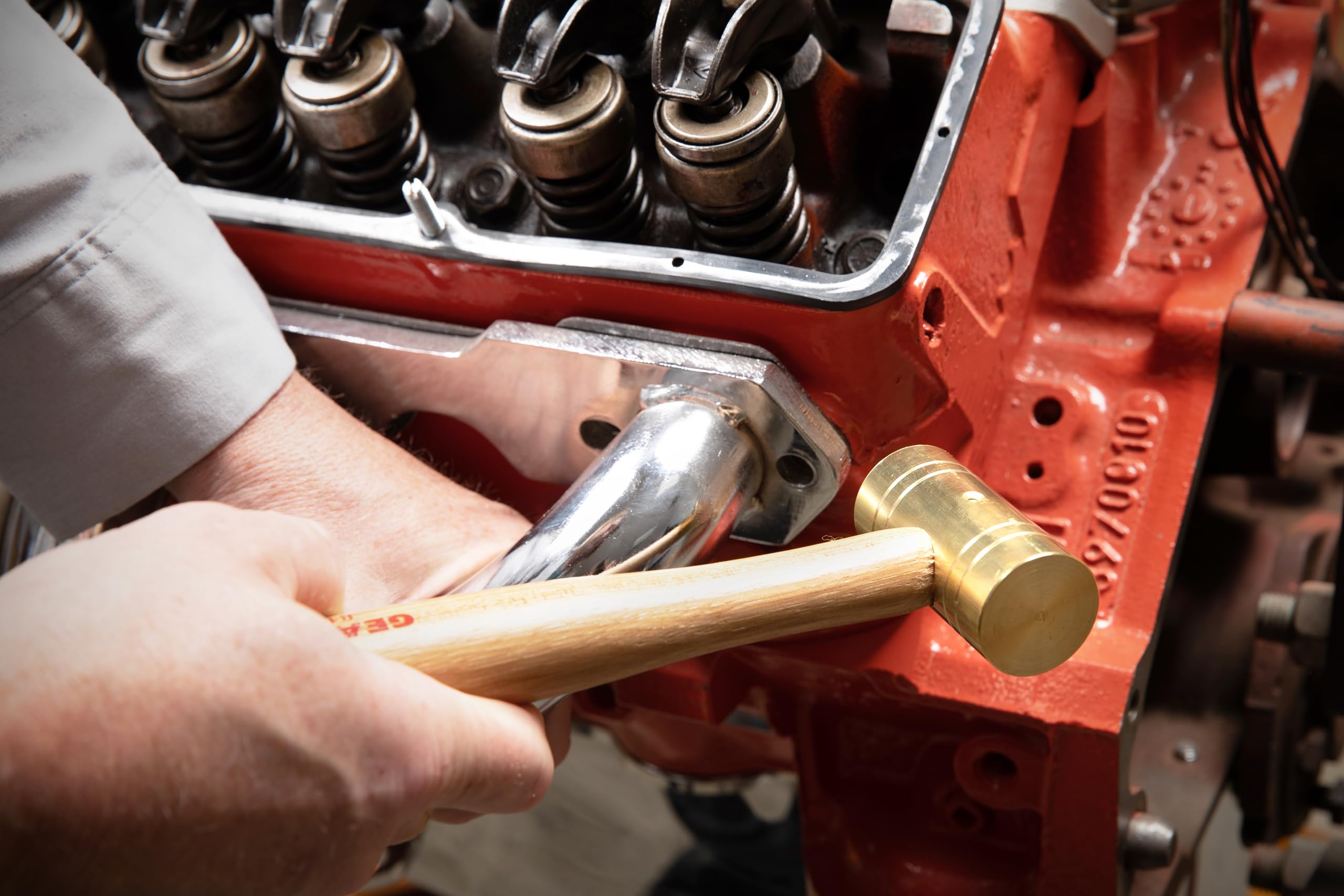GearWrench brass hammer proudly made in the USA