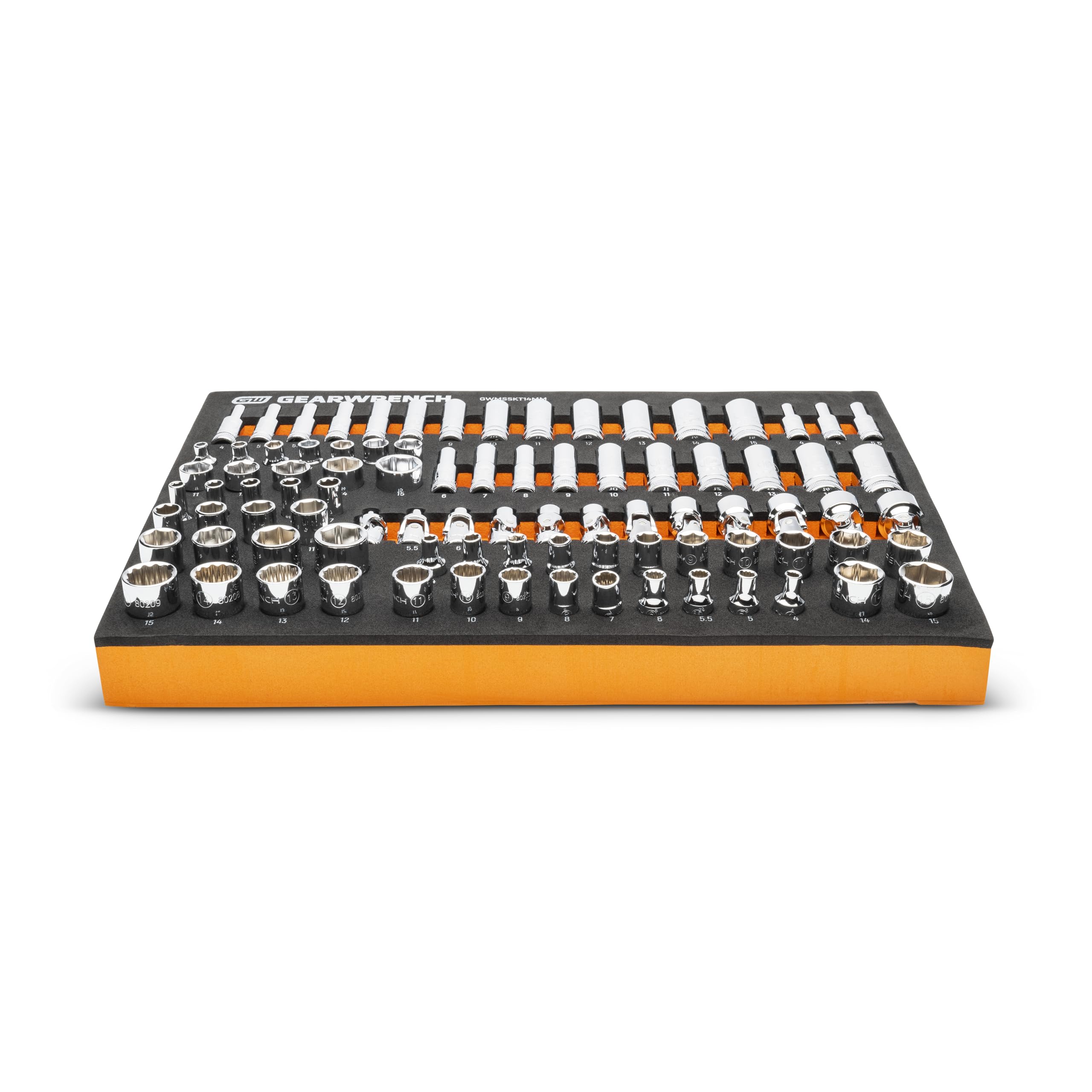GearWrench deep serration helps hold the fastener in place during seating.