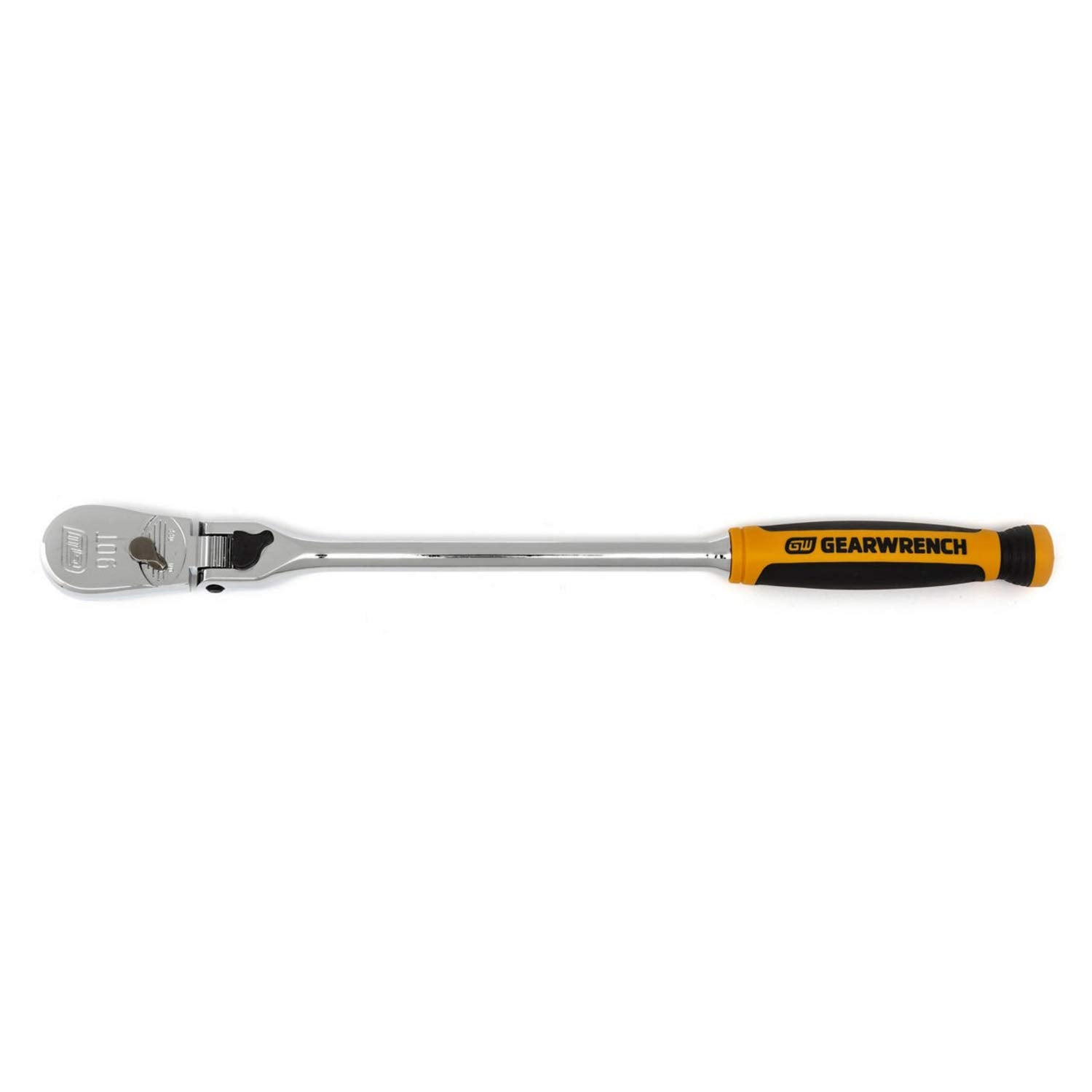 GearWrench dual-material grip enhances control in workshop conditions.