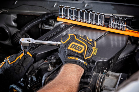 GearWrench 81211XP enclosed head resists dirt infiltration in confined spaces.