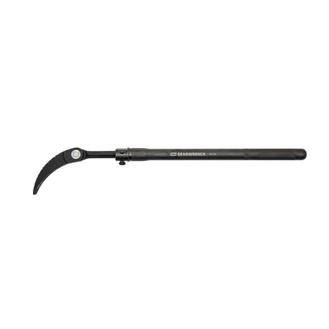 GEARWRENCH extendable pry bar offers extended reach for tight spaces.