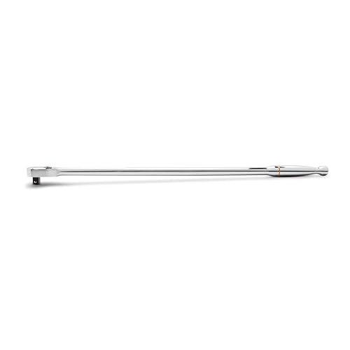 GearWrench extra-long handle 24-04in increases reach and leverage.
