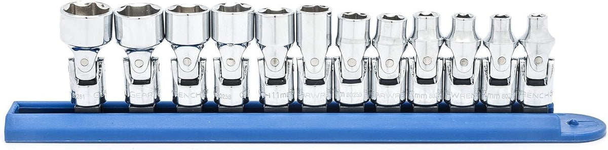 GearWrench 12 Pc flex socket set 1/4 drive for fast access to tight spaces