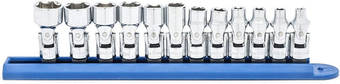 GearWrench 12 Pc flex socket set 1/4 drive for fast access to tight spaces