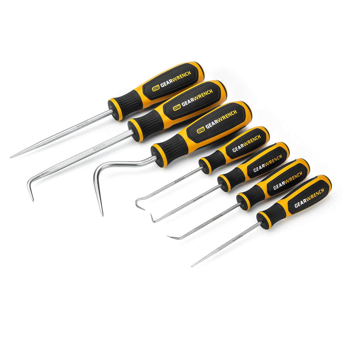 GEARWRENCH Hook and Pick Set with varied shapes for versatile fastener access