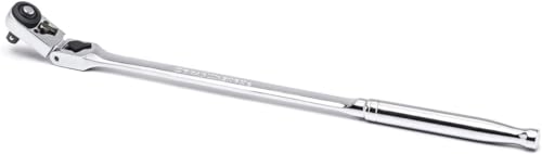 GEARWRENCH locking-flex head offers nine positions for versatile access