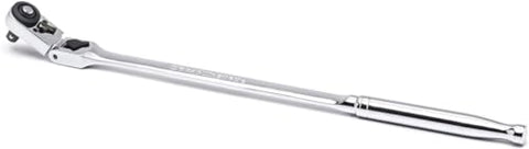 GEARWRENCH locking-flex head offers nine positions for versatile access