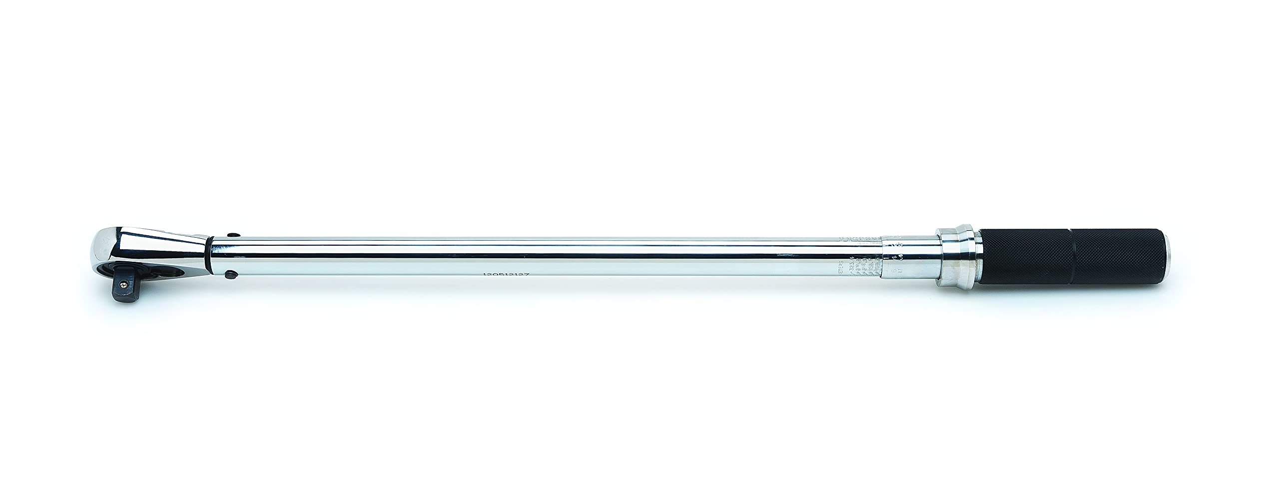 GearWrench micrometer torque wrench with clear dial for fast settings