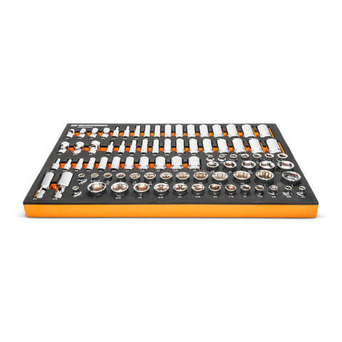 GEARWRENCH off-corner loading design reduces fastener rounding.