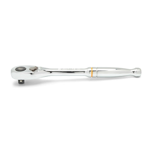 GearWrench ratchet with flush on/off switch stays out of the way.