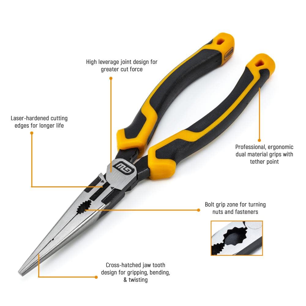 GearWrench Pitbull high-leverage design delivering up to 35% more cutting power.
