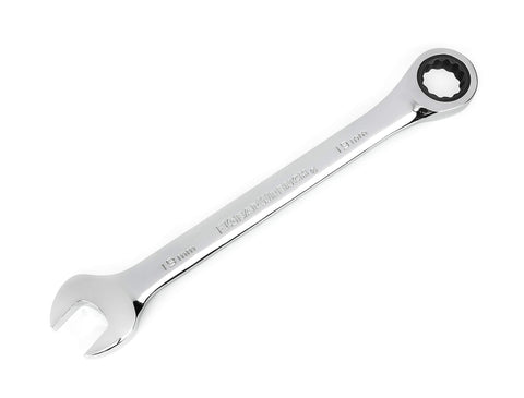 GearWrench open-end design demonstrates quick access to difficult fasteners.