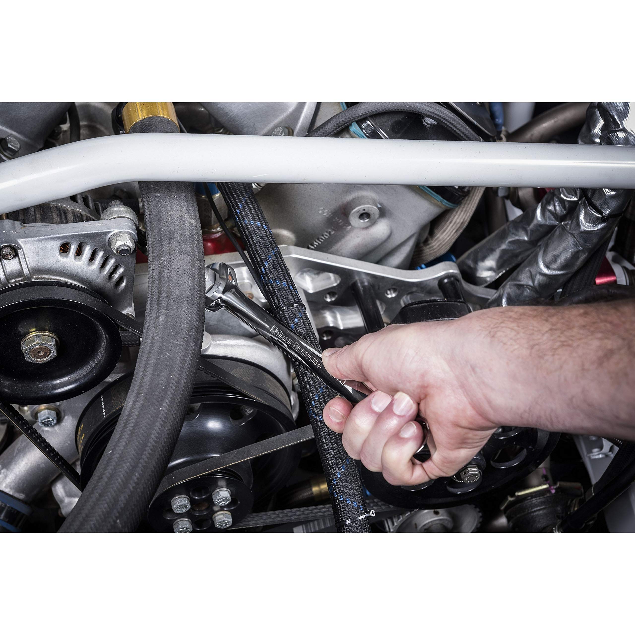 GearWrench SAE and metric size coverage for versatile projects.