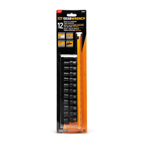 GEARWRENCH surface drive technology minimizes fastener damage during use.