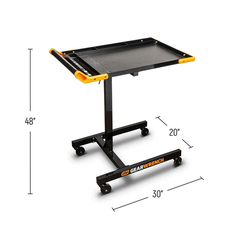 GearWrench steel-construction work table delivers durable reliability in busy shops.