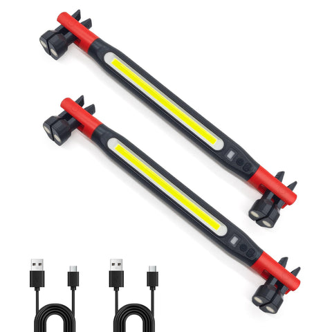 GEEBONFLUGENS magnetic work light with 180-degree rotating base for versatile hands-free use