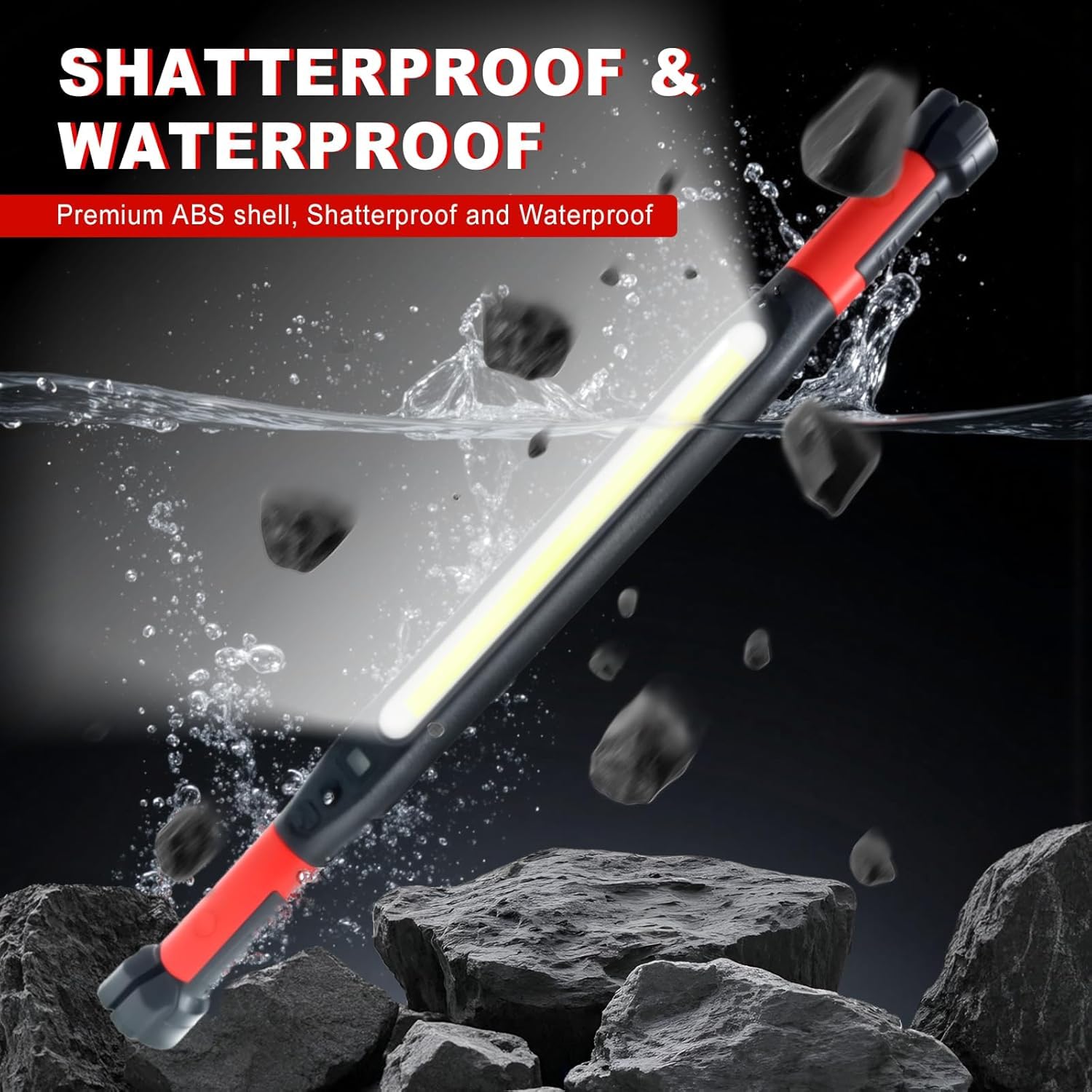 GEEBONFLUGENS Type-C charging keeps the light ready fast
