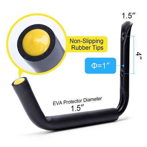 GEEDAR four-pack includes screws and anchors for brick or concrete walls