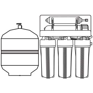 Geekpure packaging includes fittings and screws for mounting.