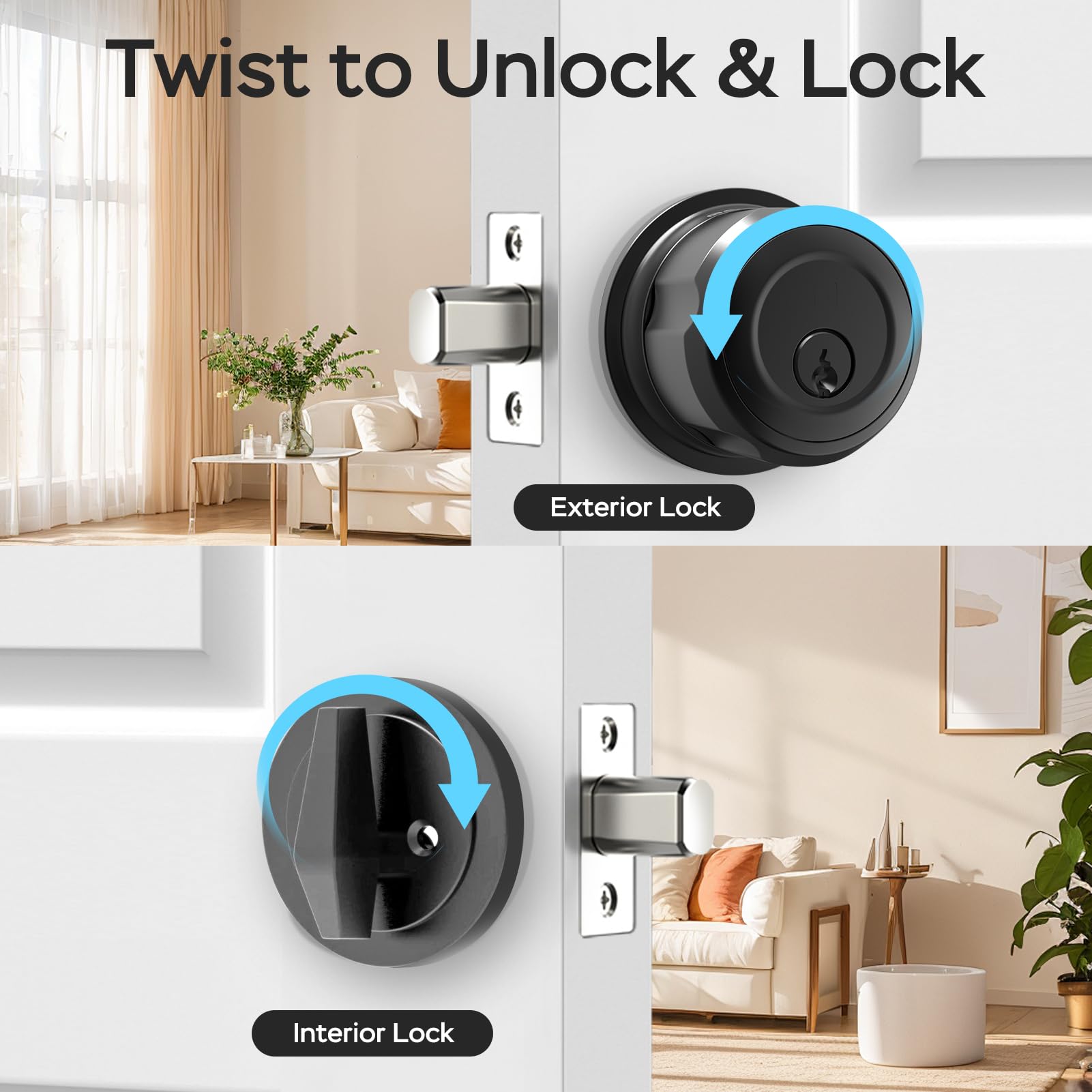 Geektale app control screen showing remote unlock feature for convenience.