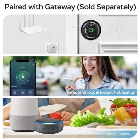 GeekTale auto lock and mode options for flexible security.
