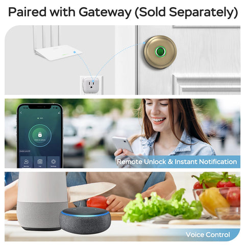 Geektale remote unlock gateway demonstrates convenient mobile access from anywhere.