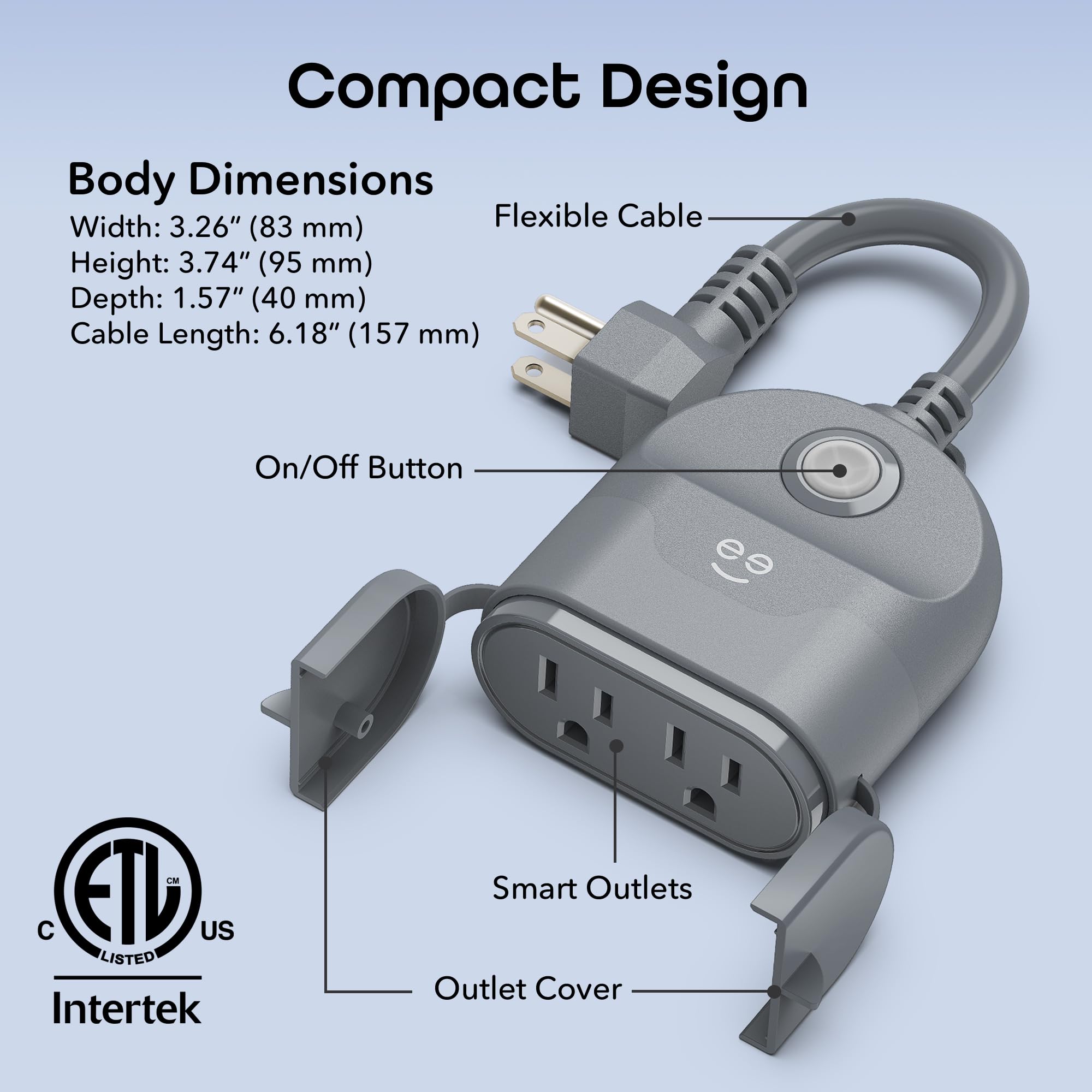 Geeni Outdoor Duo ideal for holiday lights and outdoor scenes.
