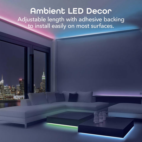 Geeni Prisma 5M LED strip voice control setup for hands-free tweaks