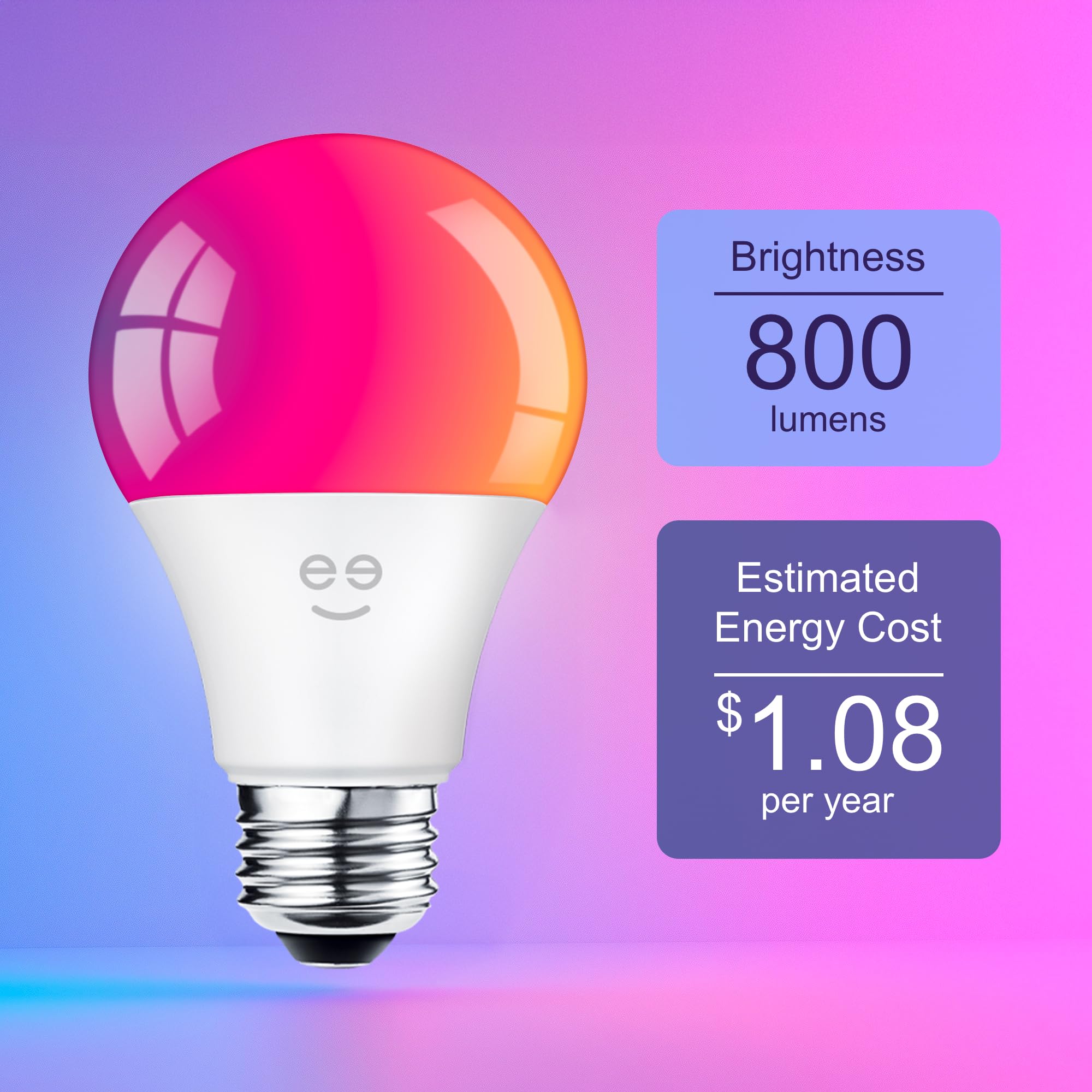 Energy-efficient lighting ideal for bedrooms, home offices, and living rooms.