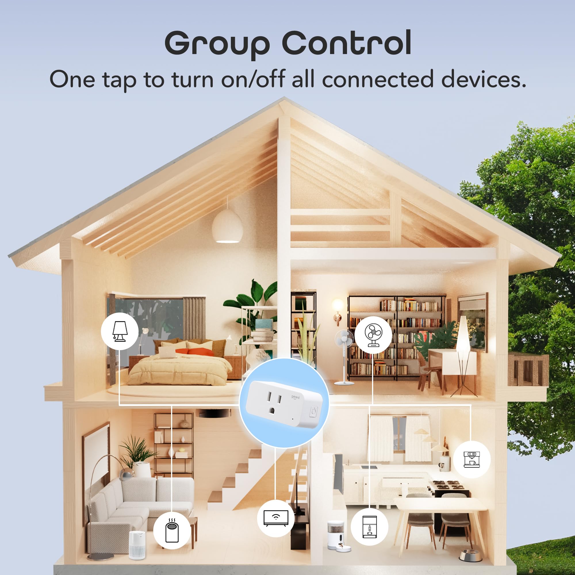 Geeni Smart Plug Mini two-pack ready for household automation