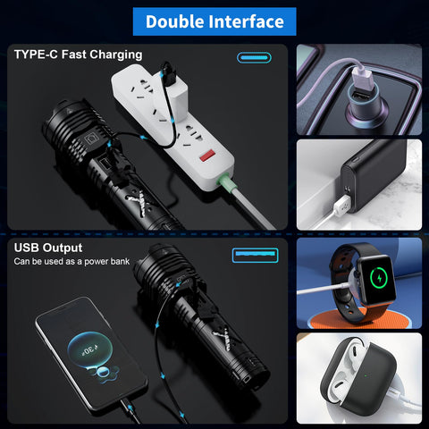 Gehavin USB-C fast charging keeps you powered on the go.