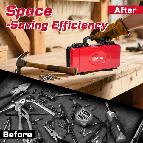 Geinxurn red tool box bolts and steel body resist corrosion