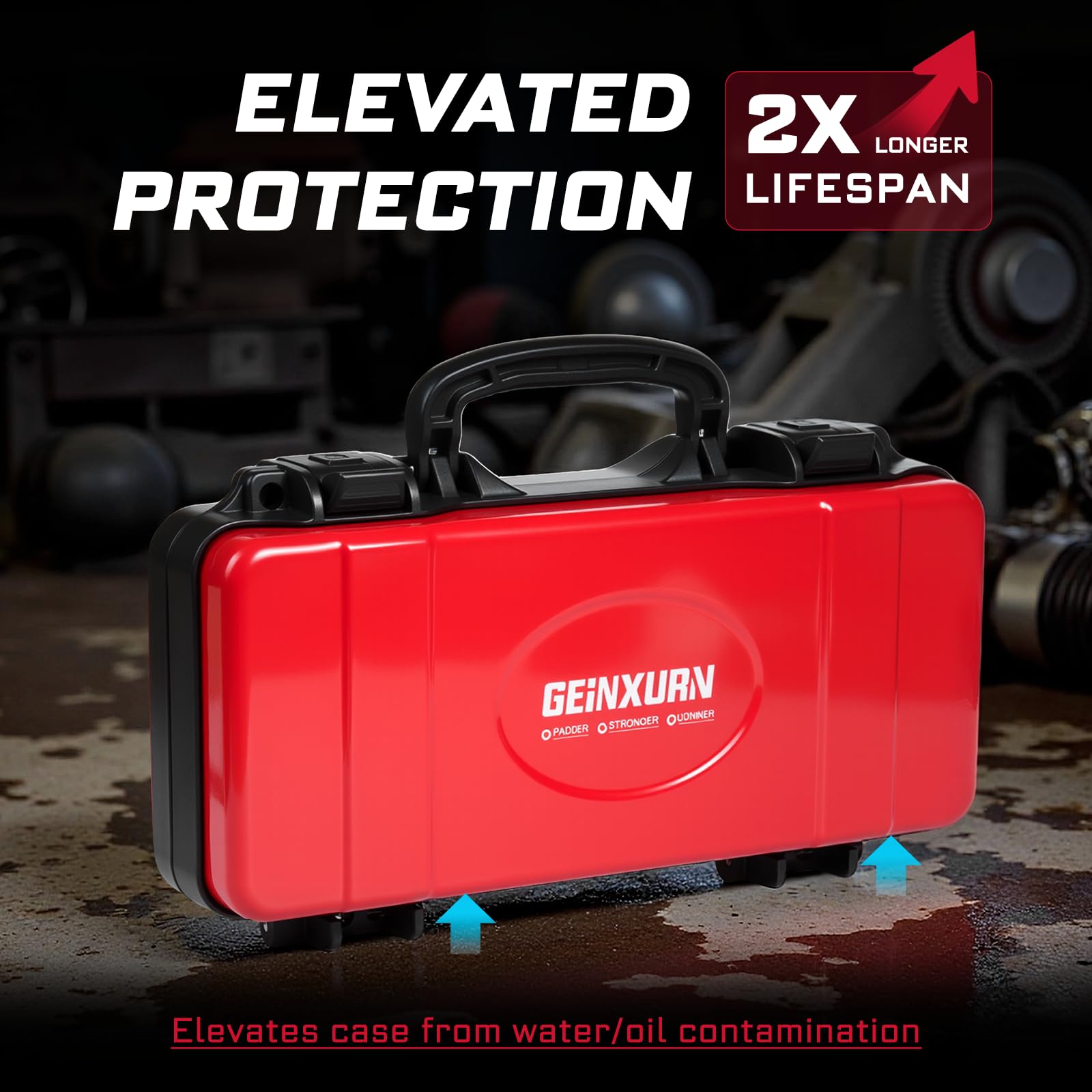 Geinxurn safety latch close-up view highlights secure storage