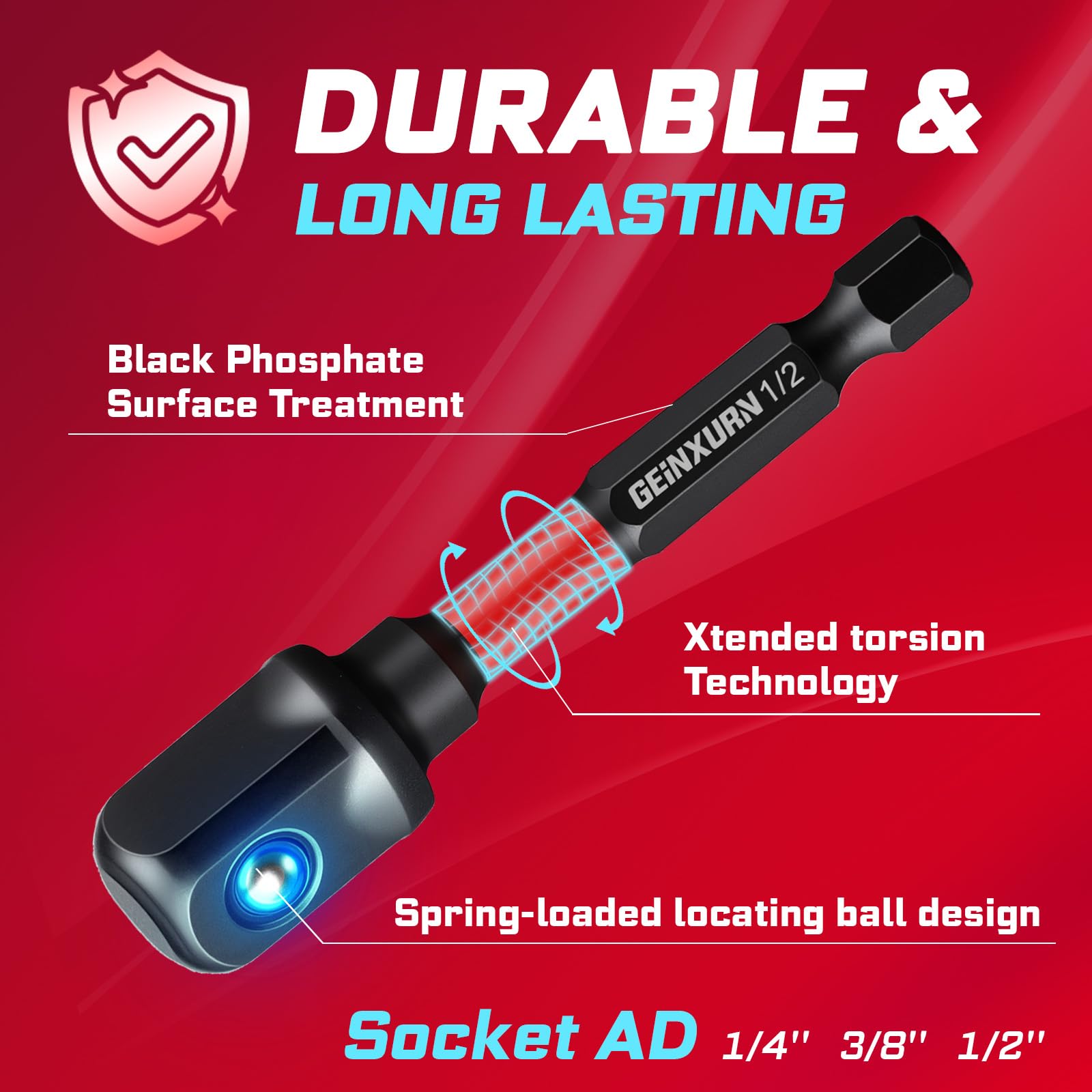 GEINXURN 2-in-1 mini wrench for tight spaces