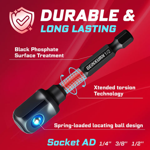 GEINXURN 2-in-1 mini wrench for tight spaces