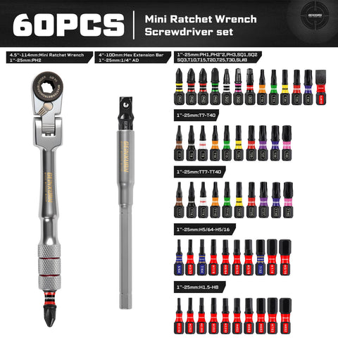 Geinxurn 72-tooth ratchet arc for precise quick turning