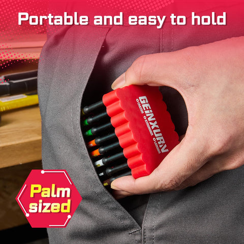 Geinxurn durable screwdriver bits in use show reliable performance in real tasks.