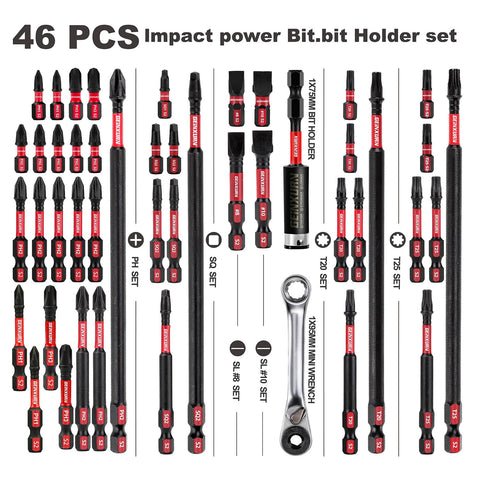 GEINXURN heat-treated bits resist wear under heavy use.