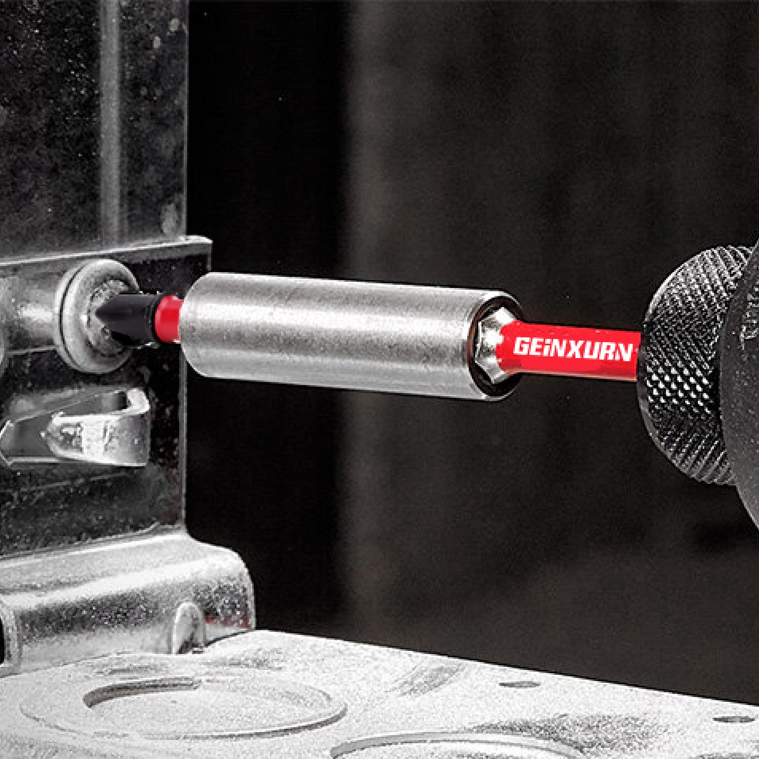 GEINXURN hex interface fits 1/4 in. hex impact drivers.