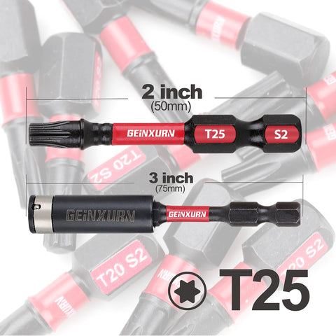 GEINXURN magnetic impact bit holder to keep screws ready to drive.