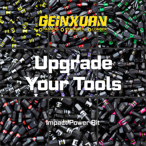 Geinxurn magnetic tips help pick up screws quickly during installation.