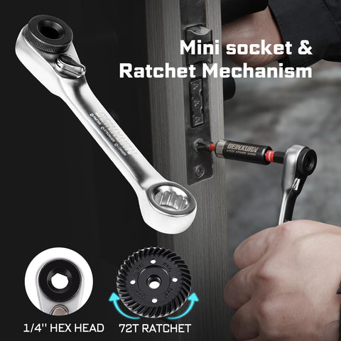 GEINXURN nut driver bits for common fastener sizes