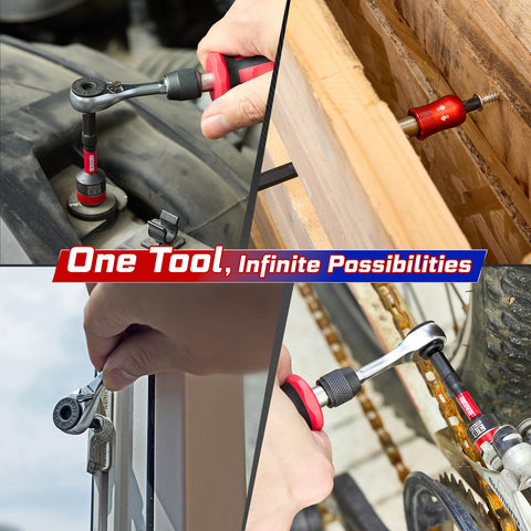 Geinxurn portable tool kit design fits in a bag for efficient transport.
