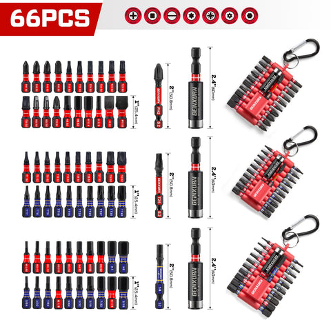 Geinxurn S2 steel bits with precision tips reduce cam-out