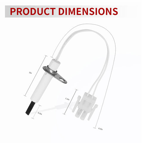 GEIparts 0130F00008S silicon carbide igniter material close-up highlighting durability