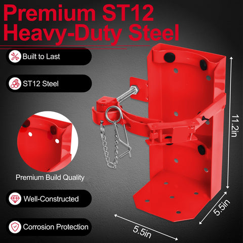 Gekufa adjustable-straps ensure snug fit for multiple extinguisher models.