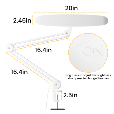 Gelpal color temperature modes offer warm to cool illumination for tasks.