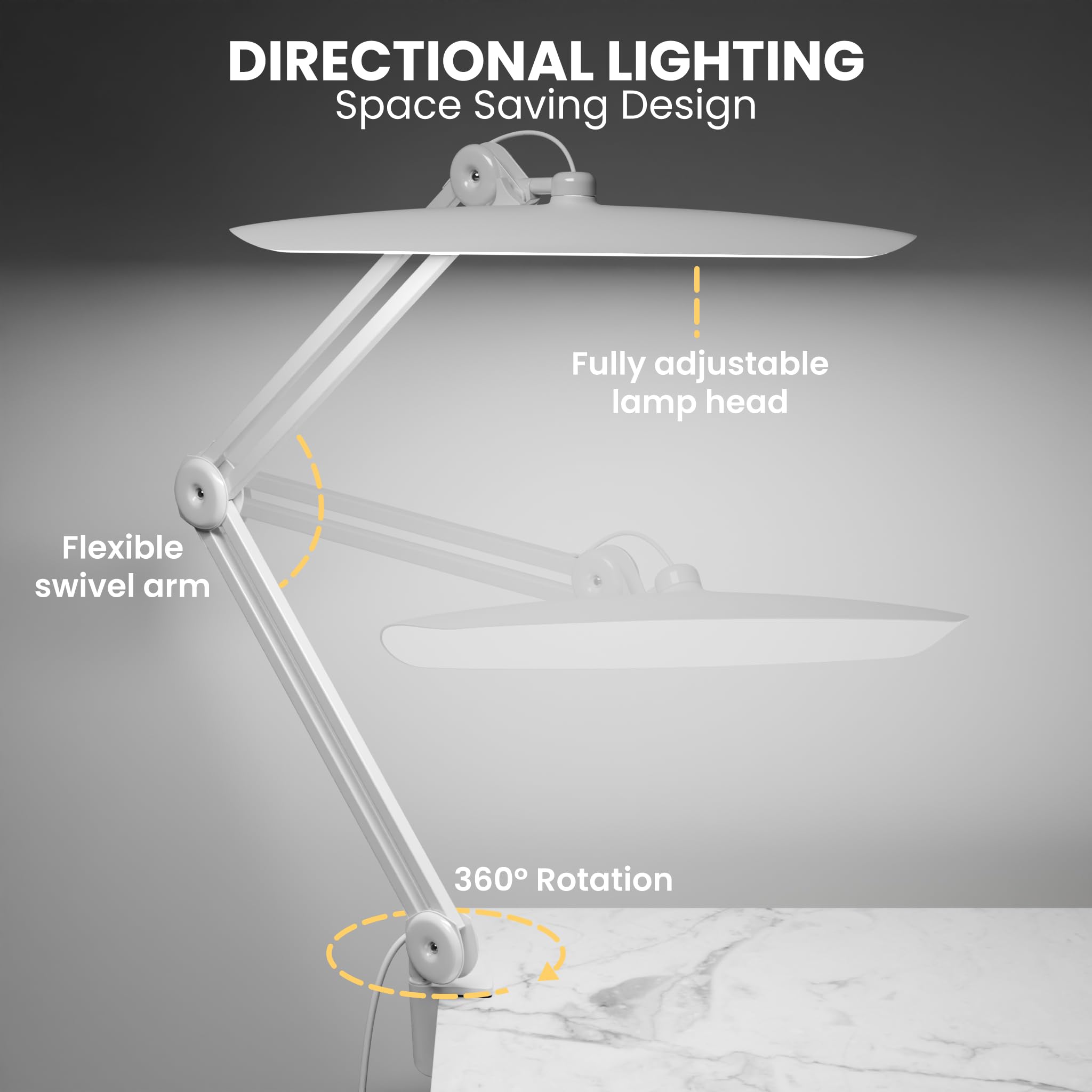 Gelpal dimmable brightness levels let you tailor light for crafts or reading.