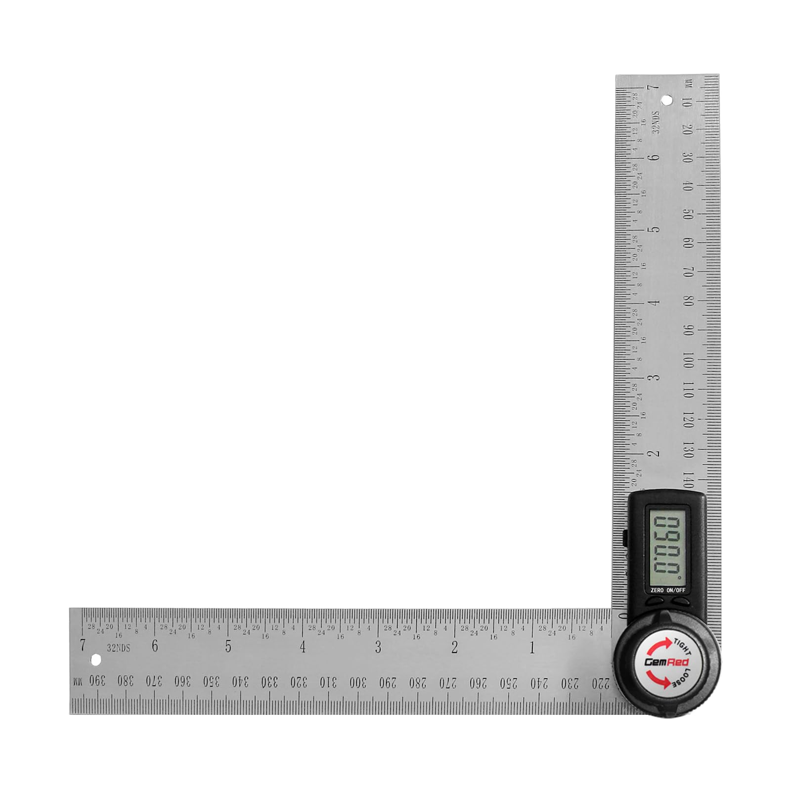 GemRed 82305 digital angle finder folded profile for compact workshop use