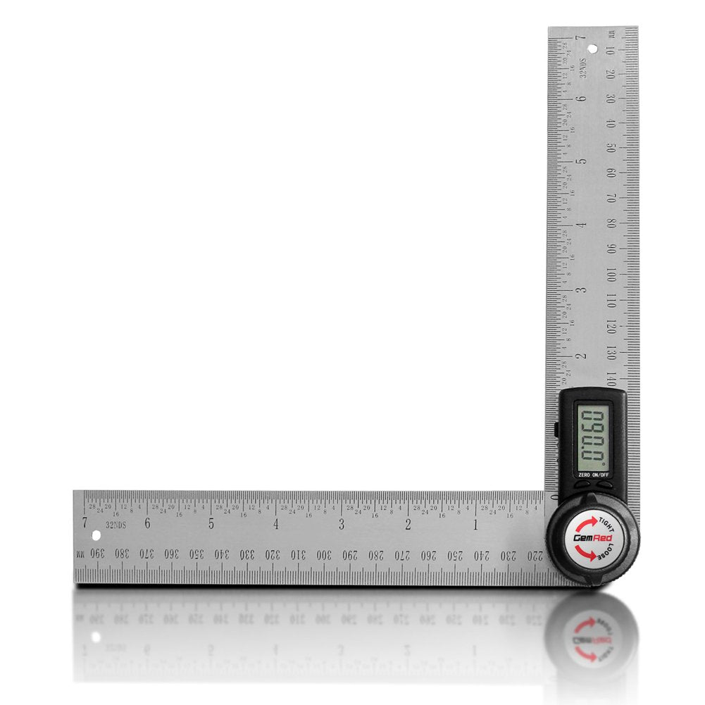 GemRed 82305 digital angle finder with steel body for precise measurements